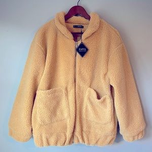 Zaful Sherpa Fleece Teddy Bear Jacket